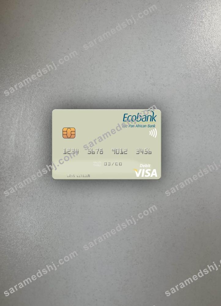 Senegal Ecobank Sénégal visa debit card photolook front